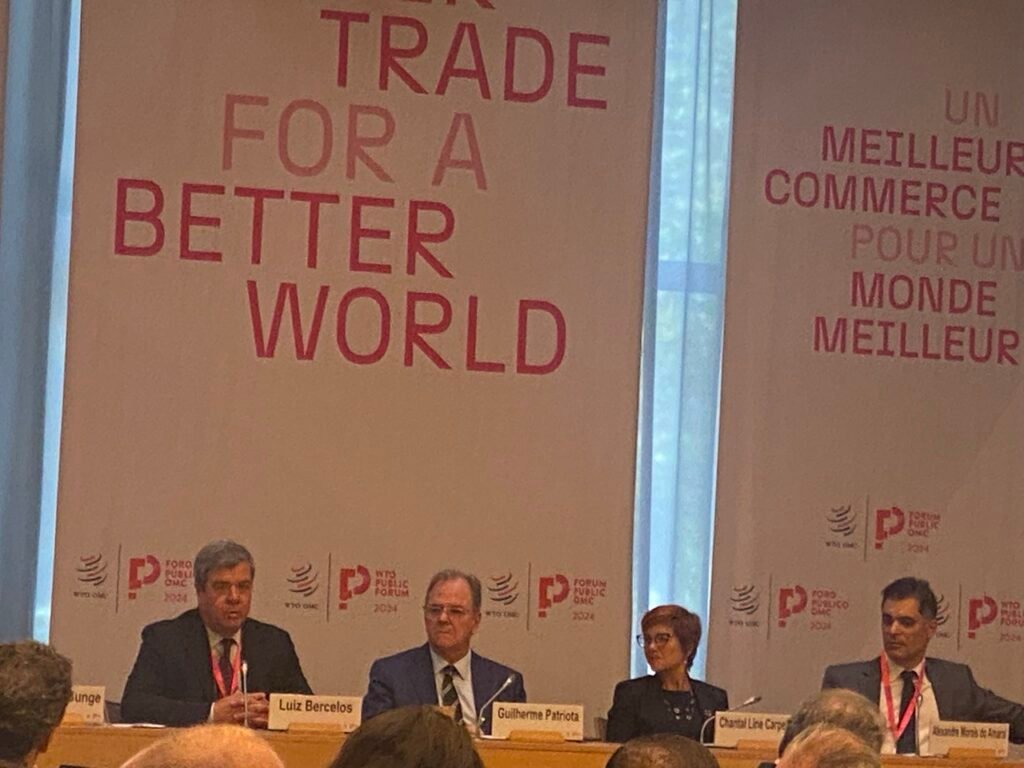 Панельна дискусія на Громадському форумі СОТ 2024 щодо глобальної торгівлі