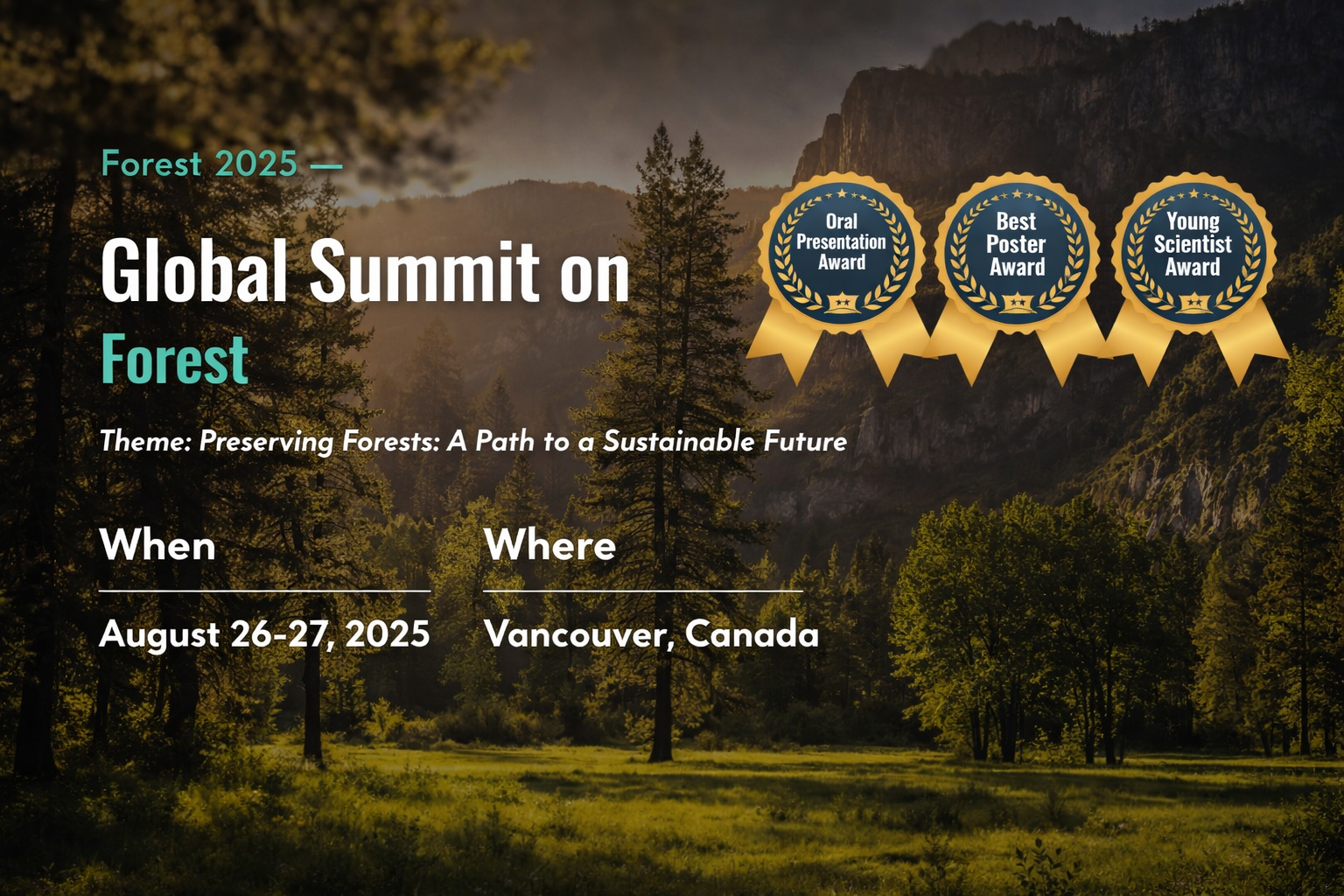 Global Summit on Forest 2025 — міжнародний саміт зі сталого управління лісами